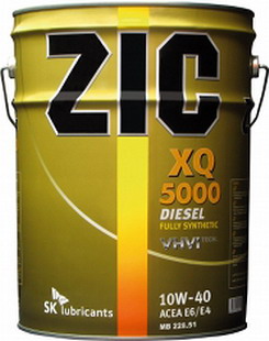 Моторне масло ZIC XQ 5000 10W-40 20л